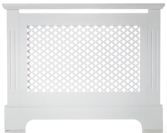 Georgian White Radiator Cover Small