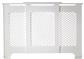 Classic Adjustable White Radiator Cover Medium