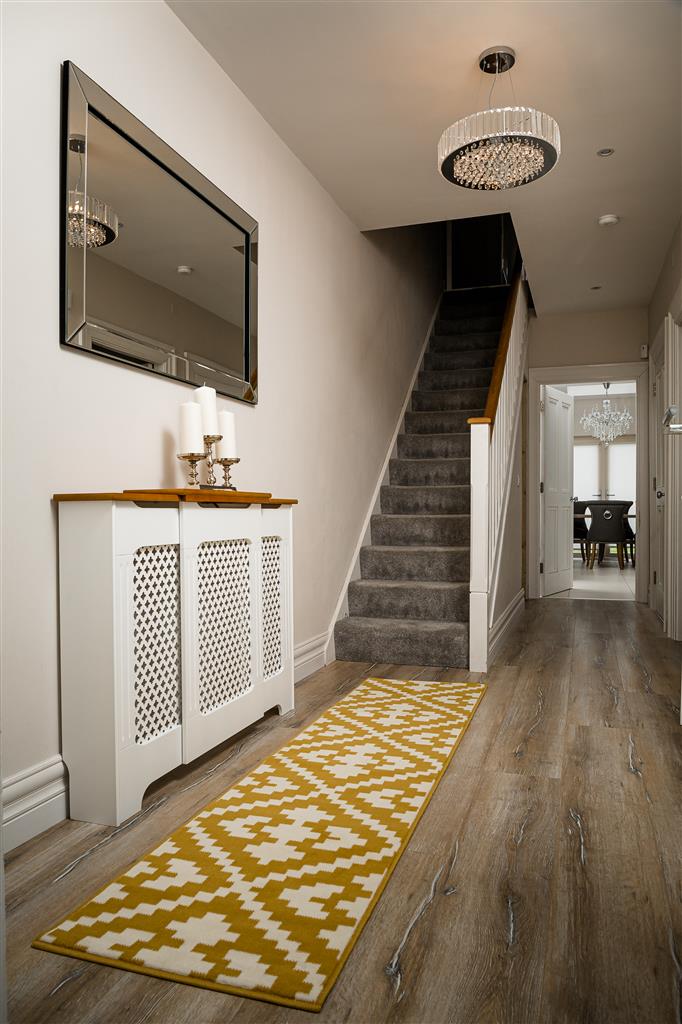 Classic Adj Radiator Cover 2Tone White&Oak Medium