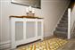 Classic Adj Radiator Cover 2Tone White&Oak Medium