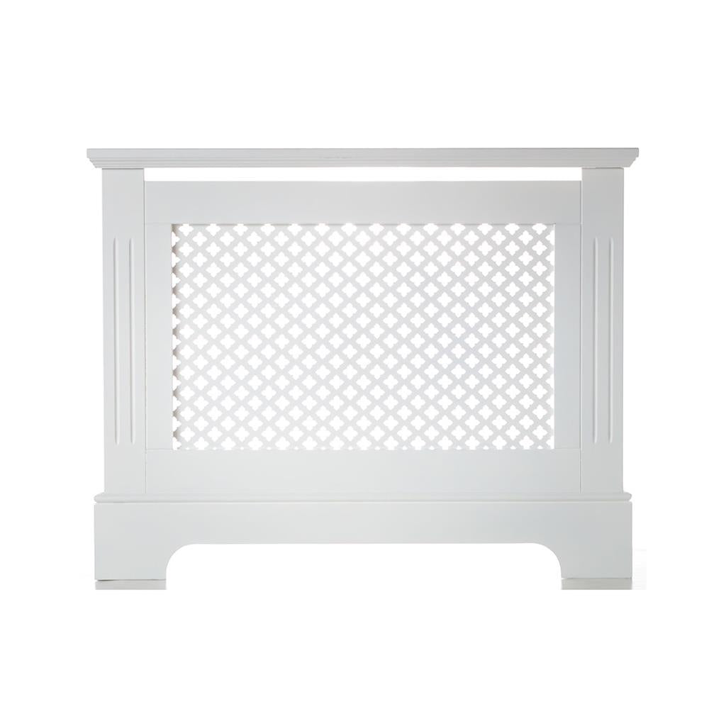 Georgian White Radiator Cover Medium