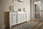 Contemporary Adjust Radiator Cover White Large